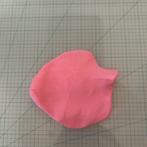 Pink air dry foam clay