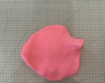 Pink air dry foam clay