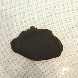 Charcoal air dry foam clay
