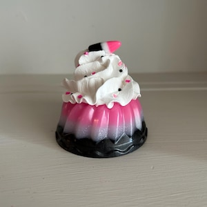 Fake Halloween Jell-O mold/ Halloween desserts/ Pink and White Halloween/ Faux Halloween treats/ Halloween tiered tray decor/Halloween decor