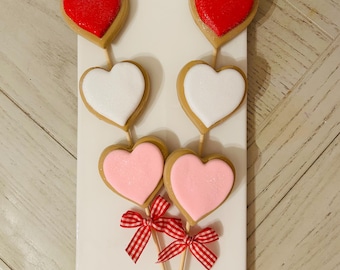 Valentine’s Day fake cookies/ tiered tray decor