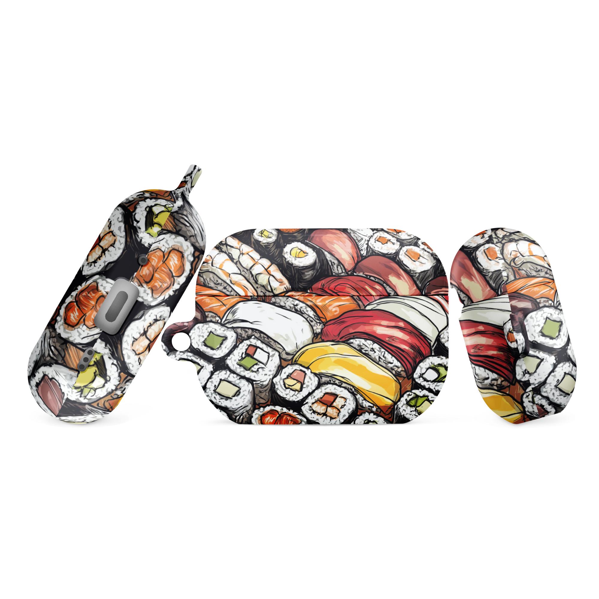 Apple AirPods4 お寿司さん Japanese Airpods Gen 4 Case Cartoon Paint Sushi Art Airpods Pro 2