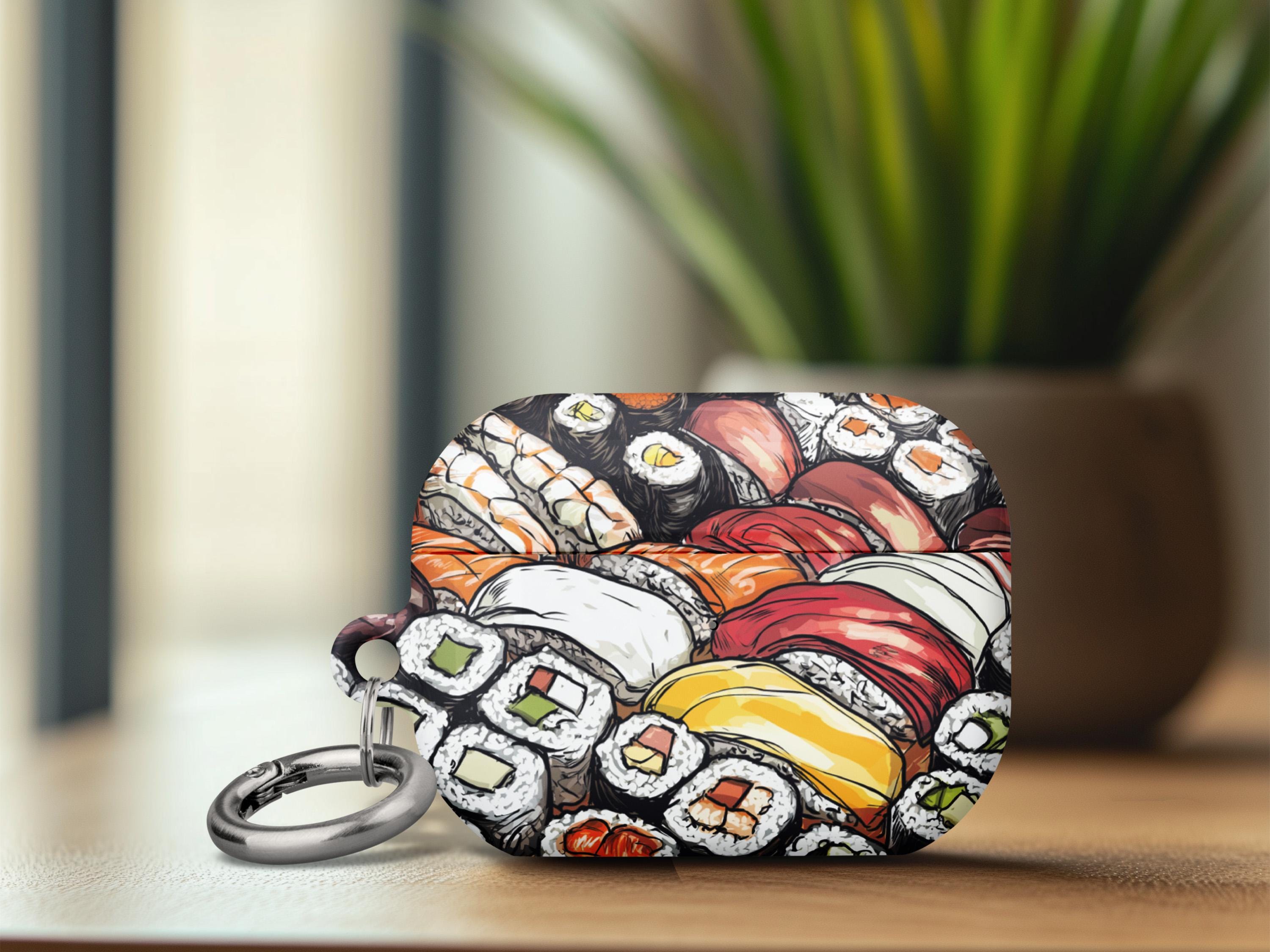 Japanese Airpods Gen 4 Case Cartoon Paint Sushi Art Airpods Pro 2