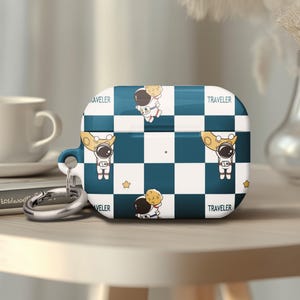 Cute Airpod Pro 2 Case Cover Cartoon Grid Gingham Checkered Airpod 3 Case Durable Gift for Mom Lover Present Birthday