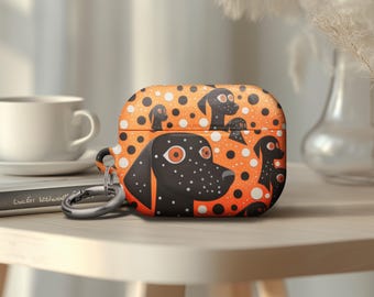 Airpods Gen 4 Case Cover Yayoi Kusama Dogs Airpods Case Yayoi Kusama Orange Round Airpods Pro 2 Case Airpod Pro 1 Case Timeless Art Gift
