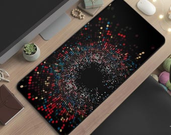 Birthday Gift for Gamer Large Mouse Pad Abstract Bokeh Design Cool Desktop Protector Aesthetic Gaming Room Decor Tech Accessories D174