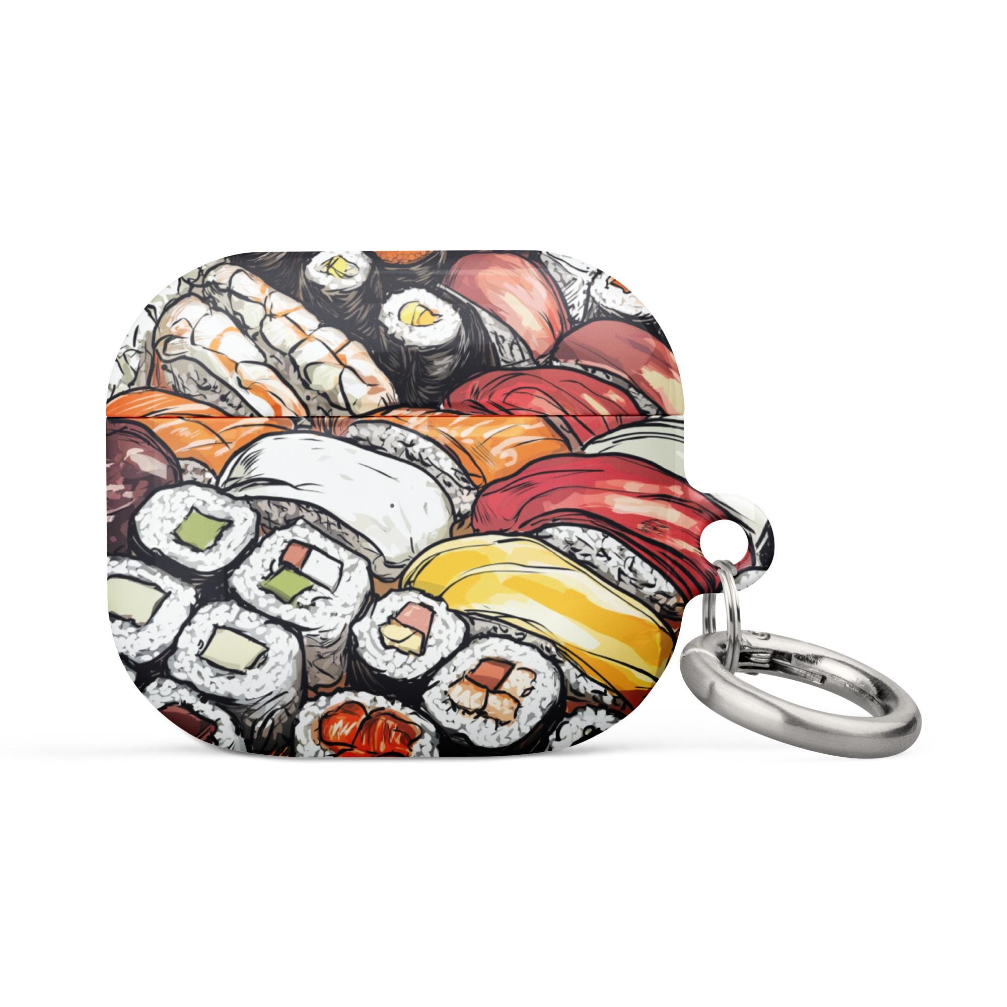 Japanese Airpods Gen 4 Case Cartoon Paint Sushi Art Airpods Pro 2