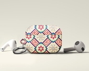 Airpods Gen 4 Vintage Elegant Flower Pattern AirPods Case Cover Airpods Pro 2 colorful wildflowers artistic nature case fits AirPods Pro 1