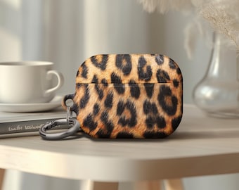 AirPods 4 Vintage Animal Jaguar Style Airpods Case Pro 2 Designer Inspired Protective Cover Animal Skin Pattern Unique Tech Gift Accessory