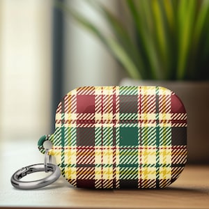 Gingham Effect Airpod Pro 2 Case Checker Classic Pattern Case Airpod 3 Case Durable Gift for Mom Lover Present Birthday