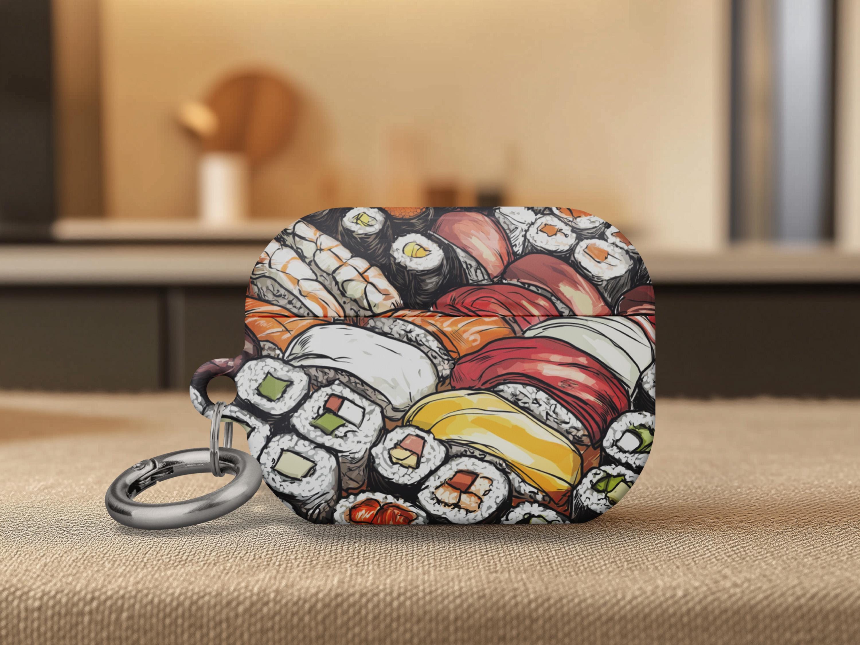 Japanese Airpods Gen 4 Case Cartoon Paint Sushi Art Airpods Pro 2