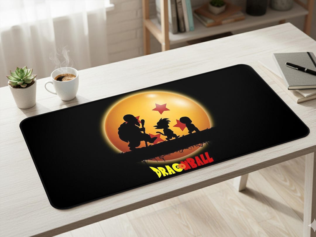 Master Roshi Desk Mat Anime Desk Mat Classic Manga Mouse Pad Master Roshi Goku Krillin Desk ...