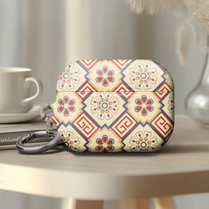 Vintage Elegant Flower Pattern Airpods Case, Timeless art Print Airpod Case, Fits Airpod Gen 1 2 3 and Airpod Pro 1 2,