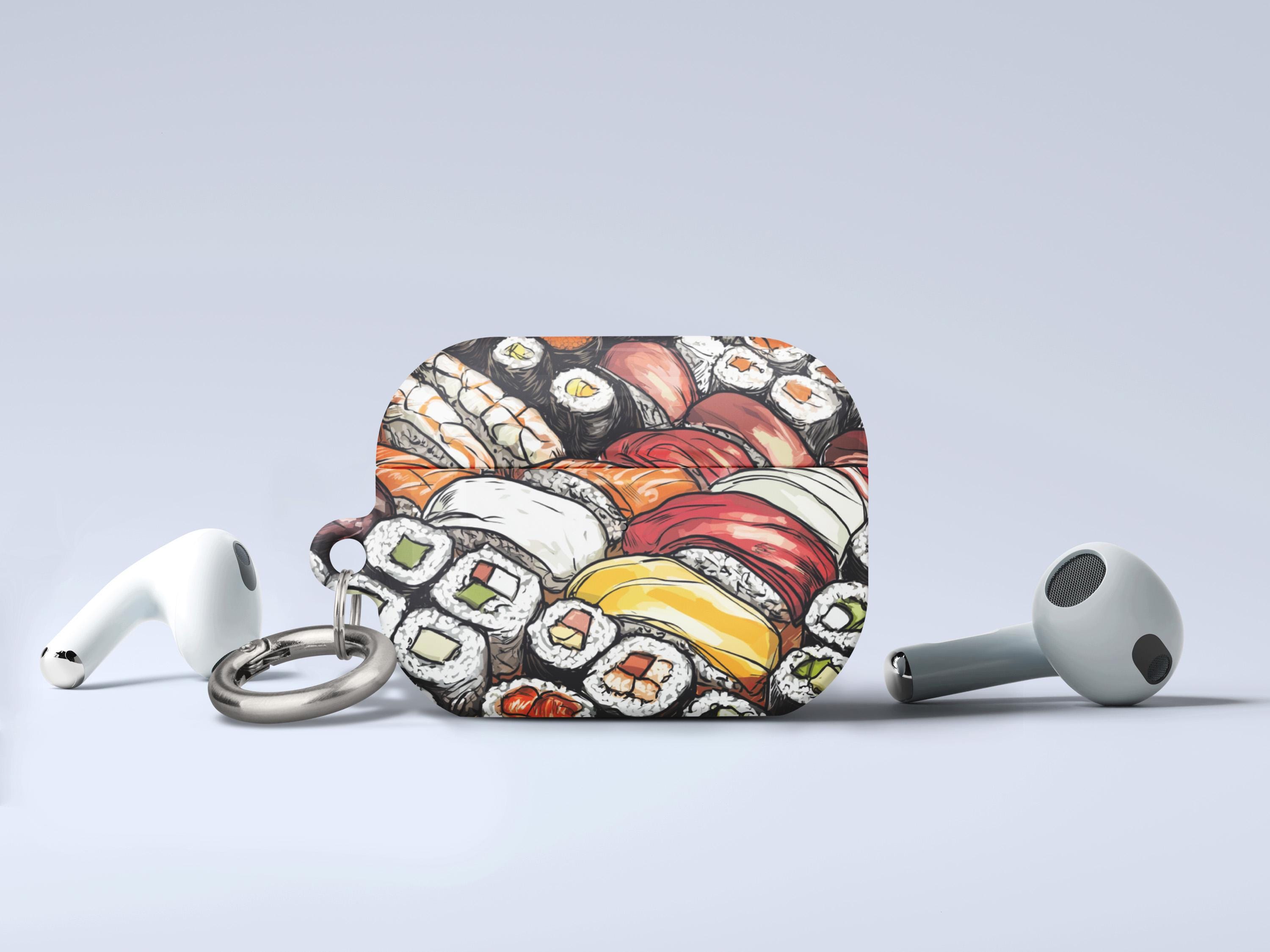 Japanese Airpods Gen 4 Case Cartoon Paint Sushi Art Airpods Pro 2