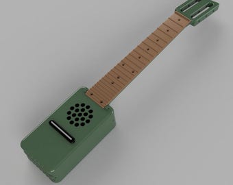 Guitarra de viaje plegable: archivos para imprimir en 3D