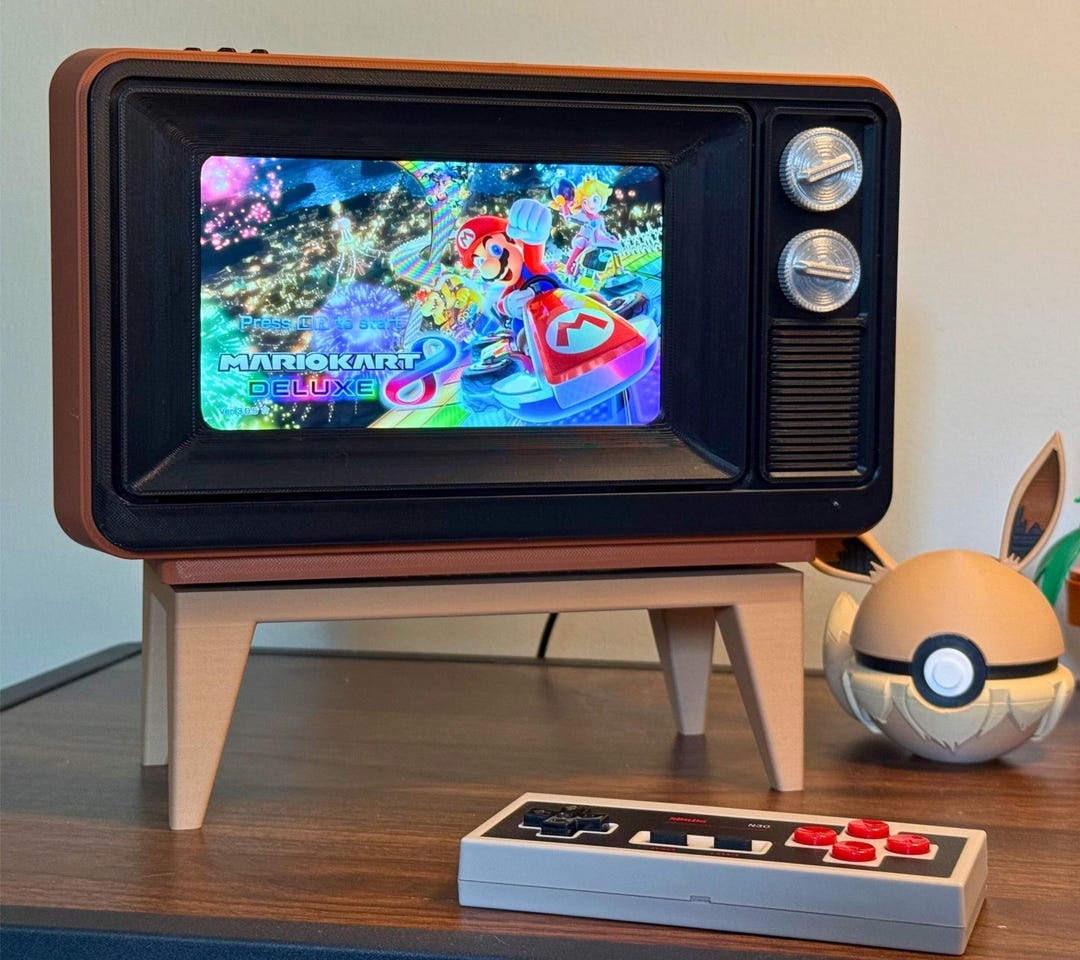 Retro TV Stand for Nintendo Switch & Switch 2 - Etsy