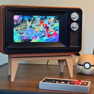 Retro TV Stand for Nintendo OG or OLED Switch & Switch 2