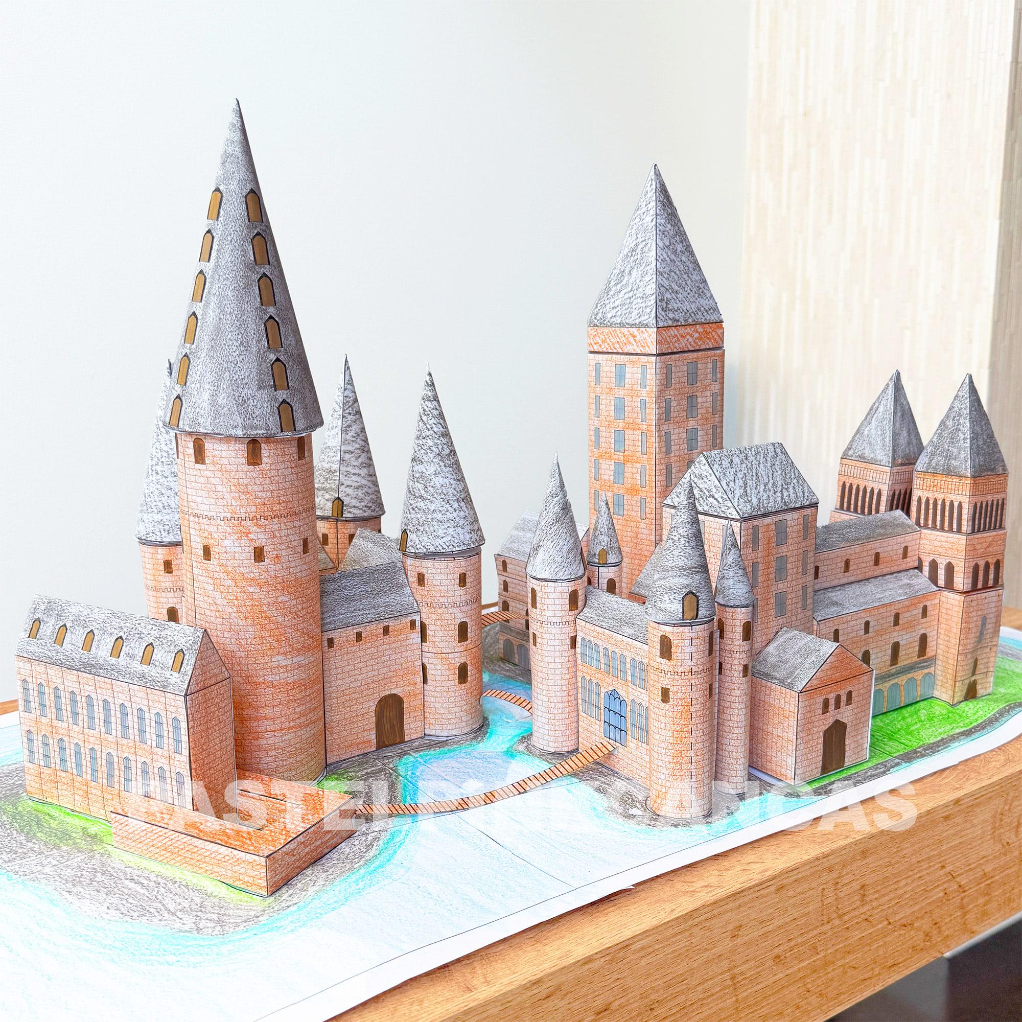 Paper Castle Printable Paper Castle: DIY Coloring Knight Fort, Princess Tower ...