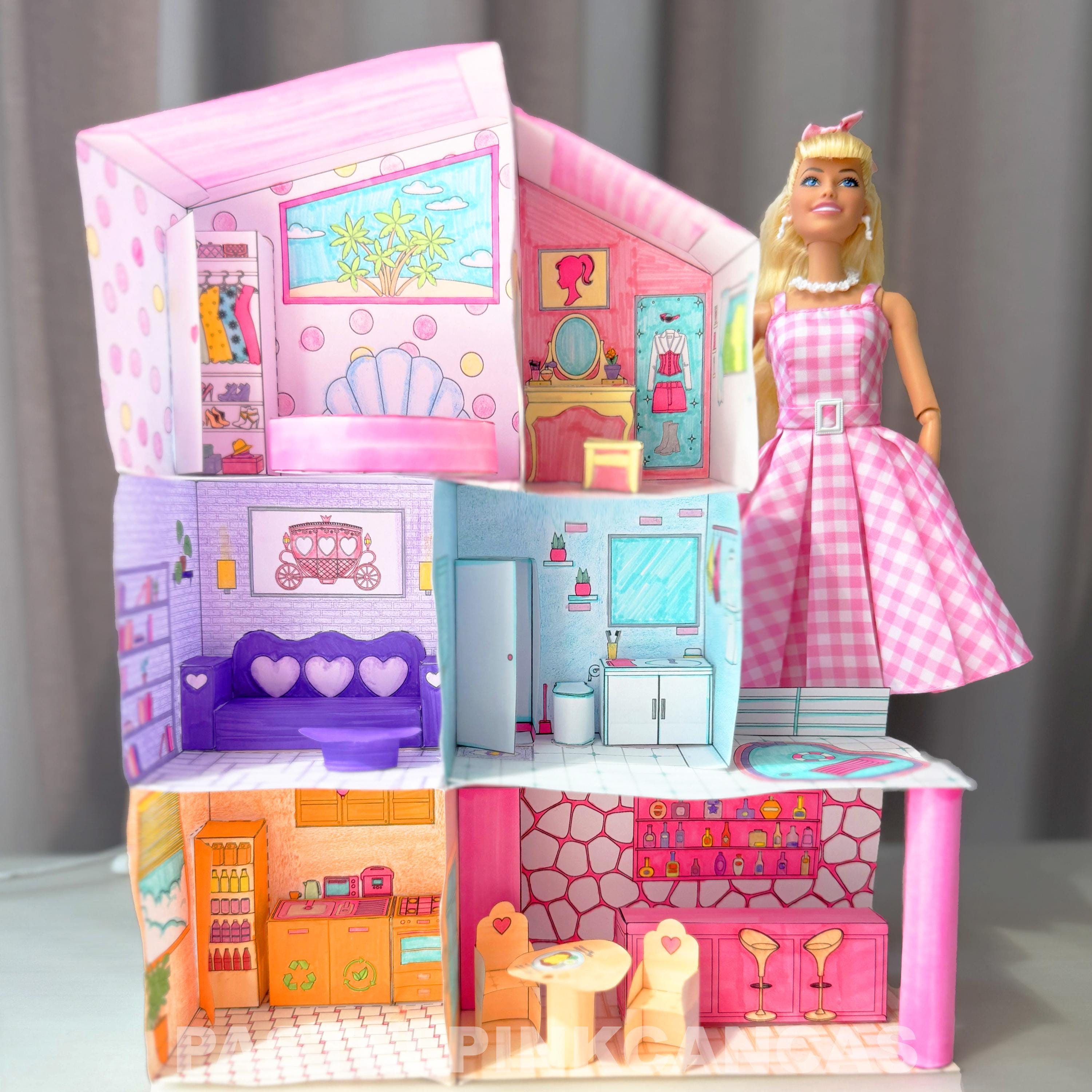 Lavoretti Come Fare Una Casa Delle Bambole Con Il Cartone Coloring