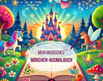 My Magical Fairy Tale Coloring Book to Print