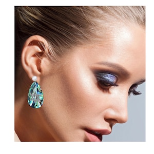 Messianic, There Is No Other Way To Describe This Gorgeous,Beautiful,It Takes Your Breath Away,Genuine Abalone Shell,Star Of David And Cross