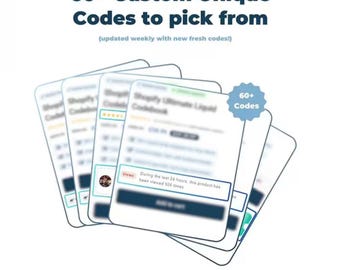 Shopify Ultimate Liquid Codebook 60+