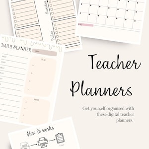 teacher planner, editable teacher planner Canva teacher template printable teacher planner lesson plan template digital planner for teachers