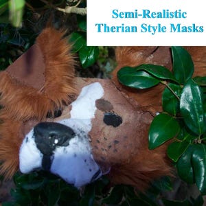 Semi-Realistische Therian Style Mask Auftragsarbeiten