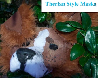 Semi-Realistic Therian Style Mask Commissions