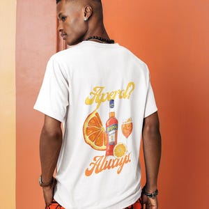 Aperol Spritz Graphic Tee: Drunk in Fashion Collection