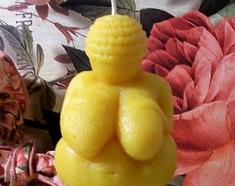 Free USA Shipping Beeswax Fertility Goddess Venus of Willendorf Candle