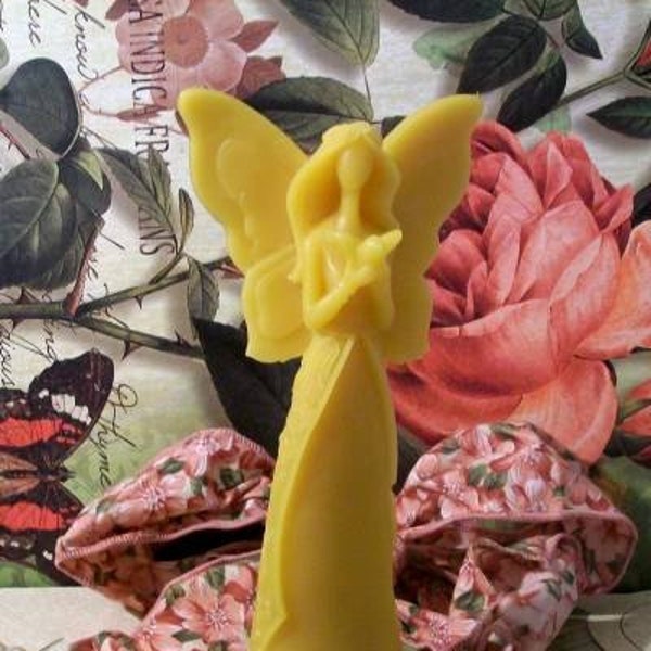 Free USA Shipping Beeswax Fairy Candle Willow Style