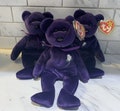 Ty Princess Beanie Baby Purple Princess Diana Bear 1997