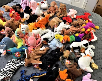 Teeny TY's for everyone! Pile on the fun! So many toys and all the time in  the world.