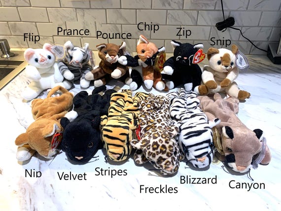 Ty Beanie Babies Choice Of Beanies
