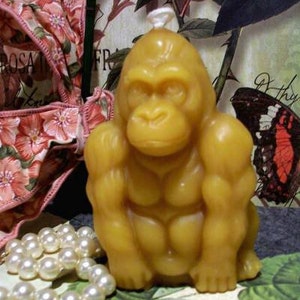 Free USA Shipping Beeswax Ape Gorilla Candle image 3