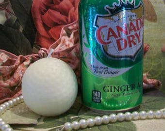 Free USA Shipping Golf Ball Candle Beeswax 2 1/4" Tall Choice Of Color