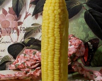 Free USA Shipping Beeswax Corn On The Cob Candle With Husk