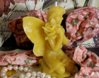 Free USA Shipping Beeswax Fairy Candle