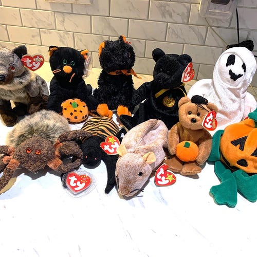 Ty Halloween Beanie Babies Prices Vary Pre-2007 - Etsy