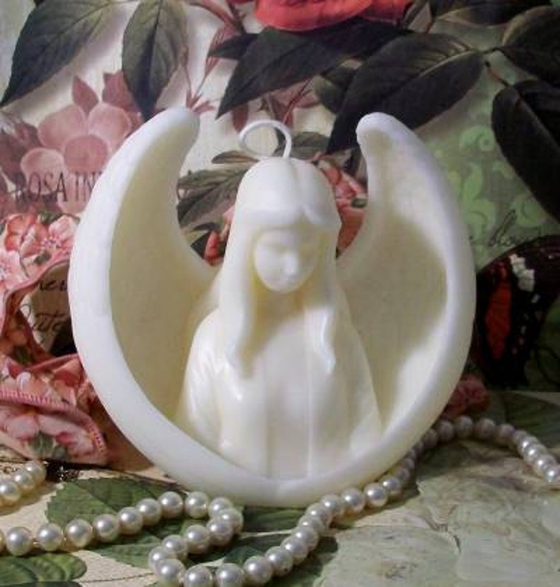 Beeswax Angel Candle