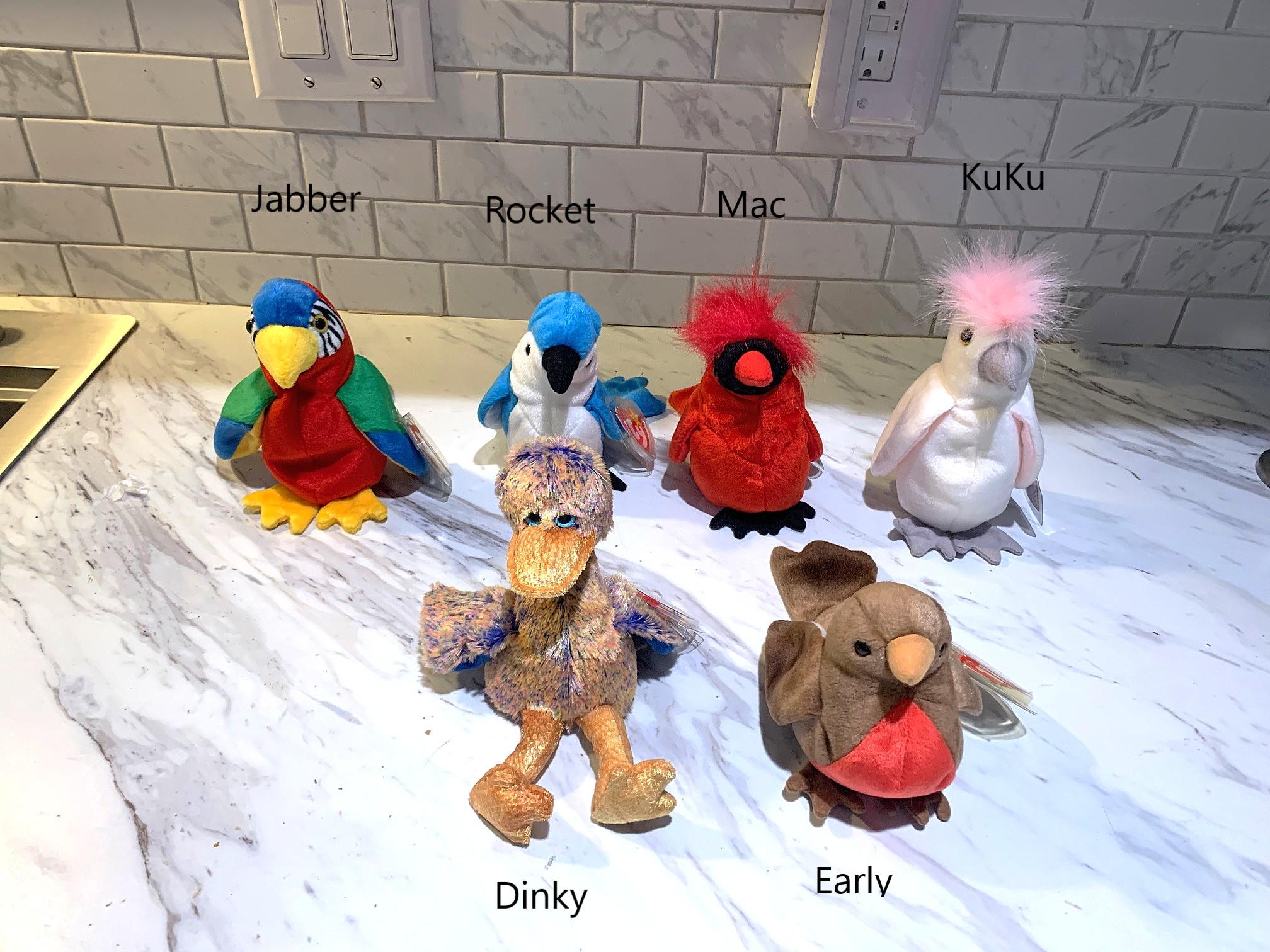 Ty Bird Beanie Babies Choice Of Beanies Prices Vary