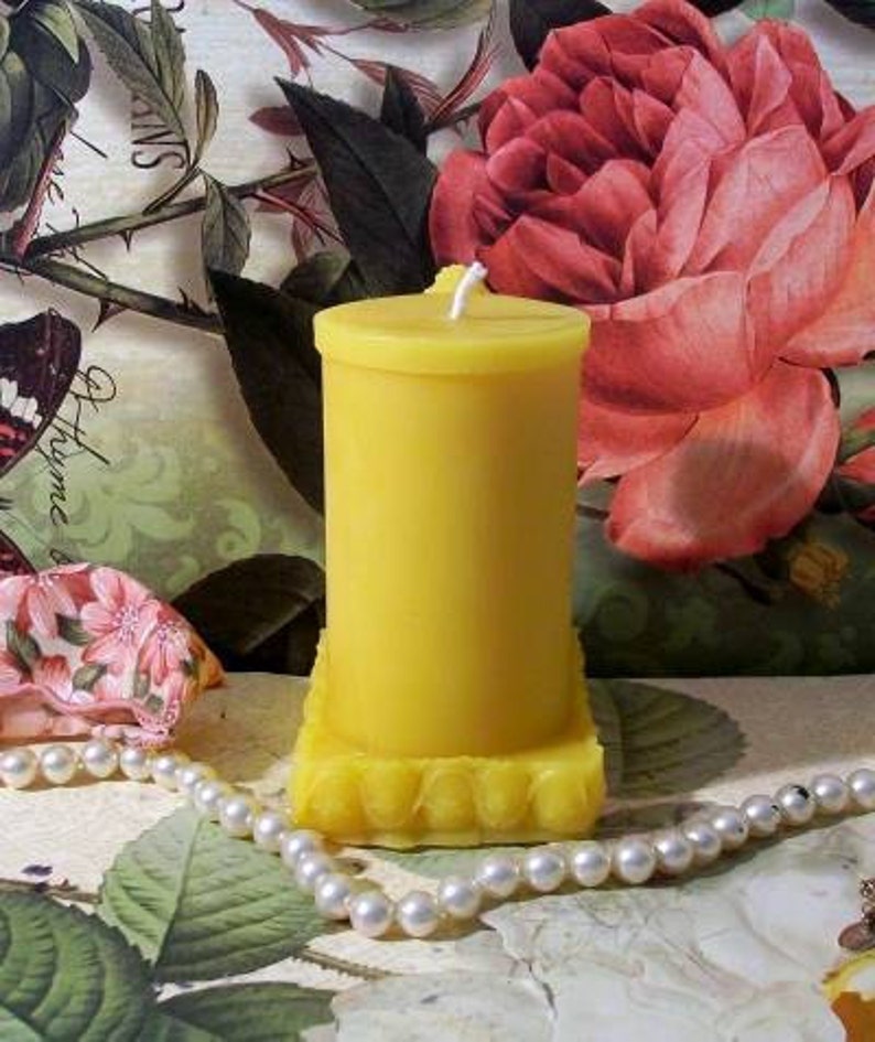 Free USA Shipping Beeswax Buddha Candle image 4