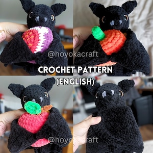Fruit Bat Crochet Pattern: with 3 Different fruit (PDF Pattern)