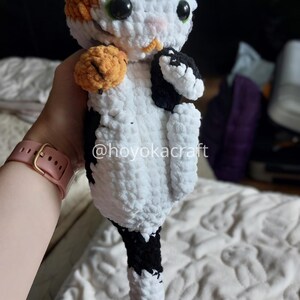 Calico cat crochet plush