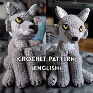 Wolf Crochet Pattern: Low Sew (PDF Pattern)
