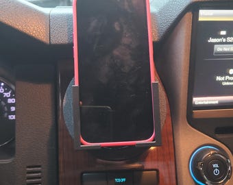 Soporte de teléfono ajustable personalizado para Ford SuperDuty (2011-2016), soporte para cargador de teléfono en la ventilación, accesorio para camioneta