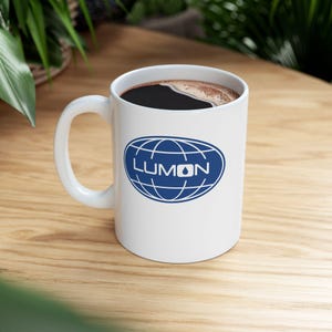 Lumon Logo Coffee Mug, Severance Cup, Lumon Industries Novelty, Gift for TV Lover, Macrodata Refinement, 11oz and 15oz Tea Mug, Home Office