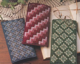 PDF plastic canvas pattern - spec-tacular casses