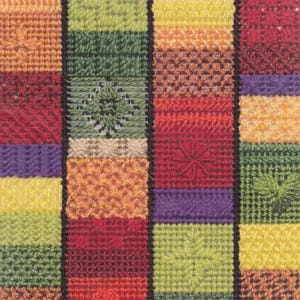Vintage PDF plastic canvas pattern - plastic canvas stitch dictionary